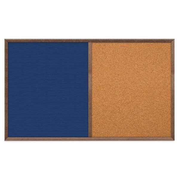 Slim Style Indoor Enclosed Corkboard, 18